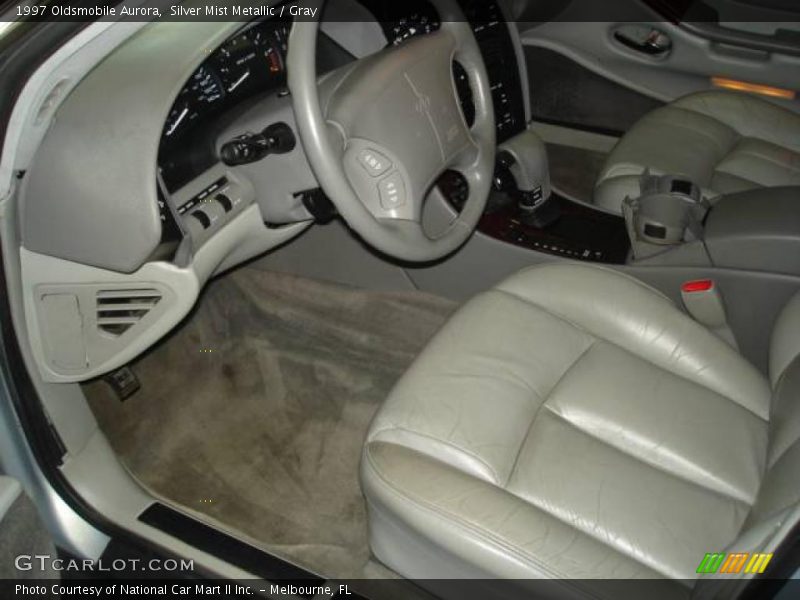 Silver Mist Metallic / Gray 1997 Oldsmobile Aurora