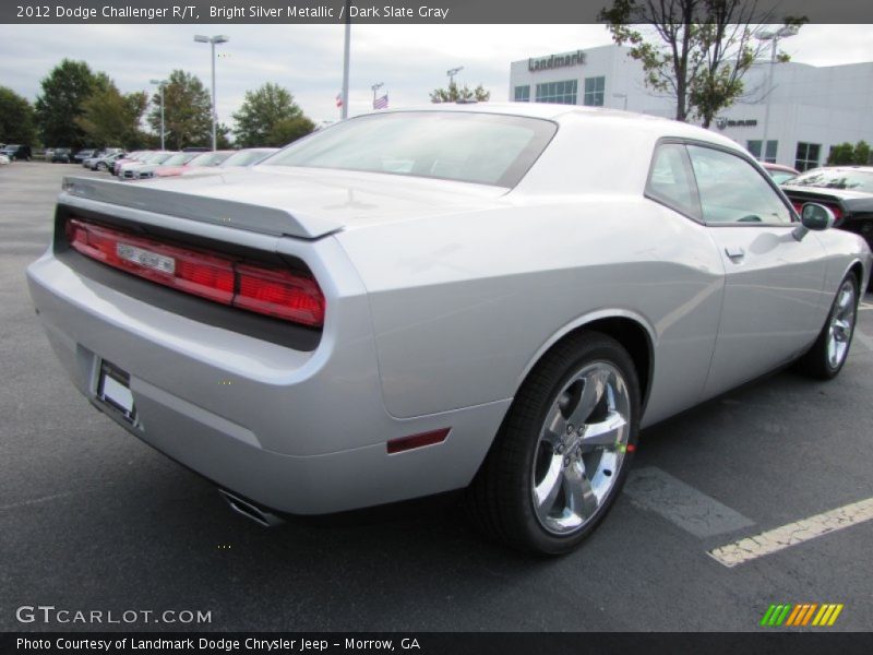 Bright Silver Metallic / Dark Slate Gray 2012 Dodge Challenger R/T