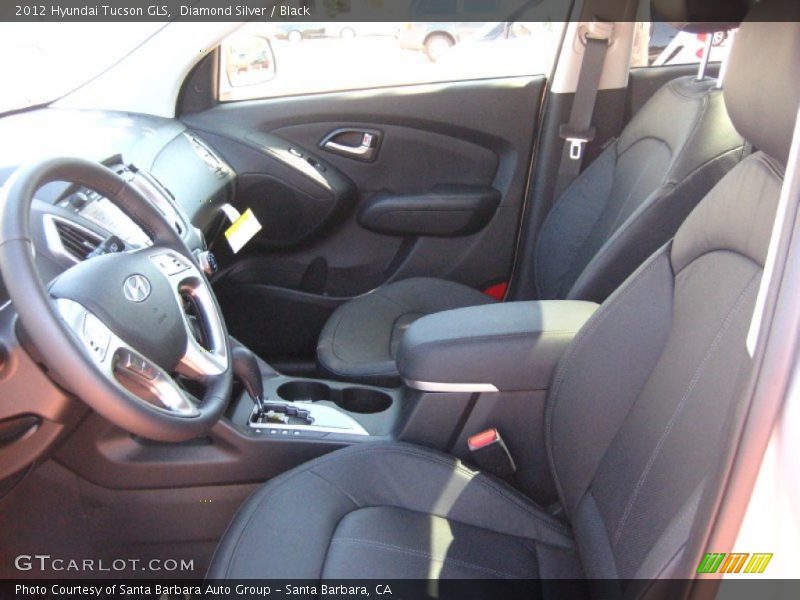Diamond Silver / Black 2012 Hyundai Tucson GLS
