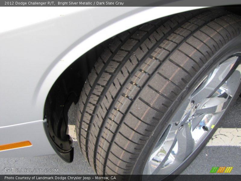 Bright Silver Metallic / Dark Slate Gray 2012 Dodge Challenger R/T