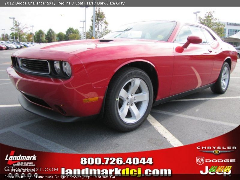 Redline 3 Coat Pearl / Dark Slate Gray 2012 Dodge Challenger SXT