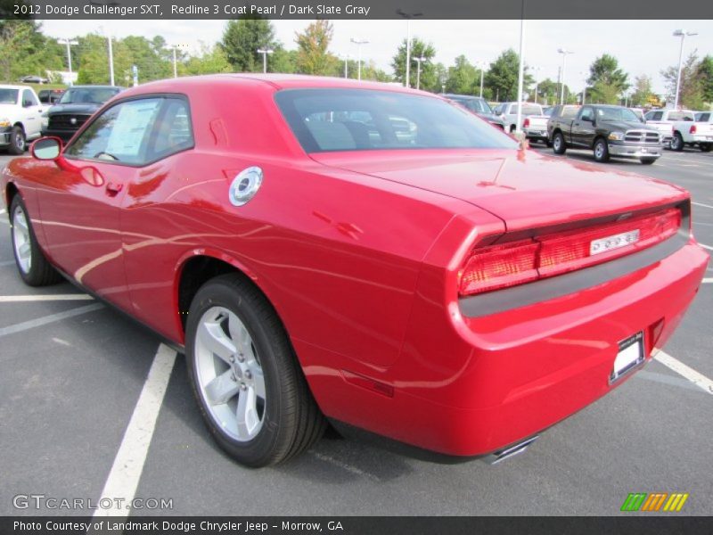 Redline 3 Coat Pearl / Dark Slate Gray 2012 Dodge Challenger SXT