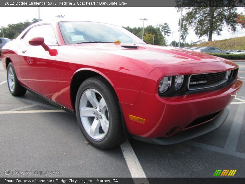 Redline 3 Coat Pearl / Dark Slate Gray 2012 Dodge Challenger SXT