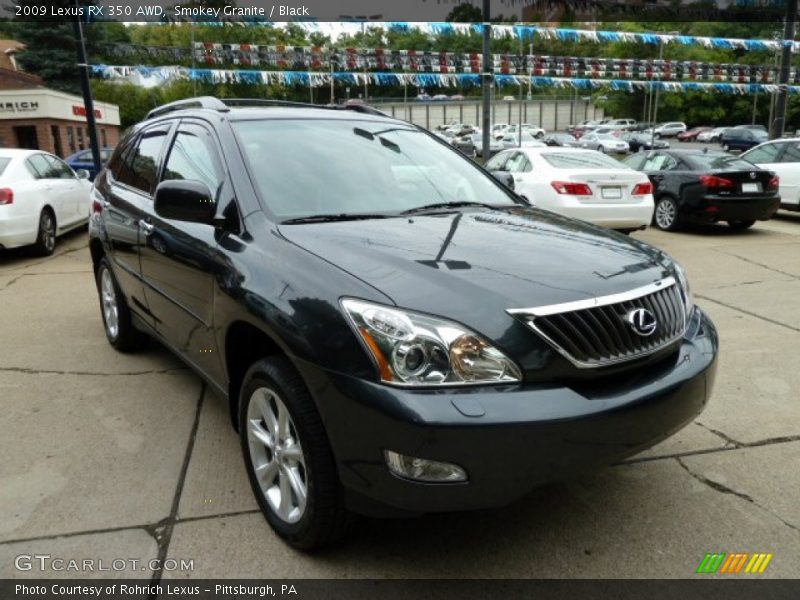 Smokey Granite / Black 2009 Lexus RX 350 AWD