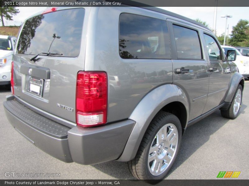 Mineral Gray Metallic / Dark Slate Gray 2011 Dodge Nitro Heat