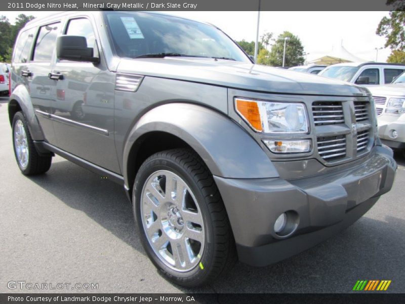 Mineral Gray Metallic / Dark Slate Gray 2011 Dodge Nitro Heat