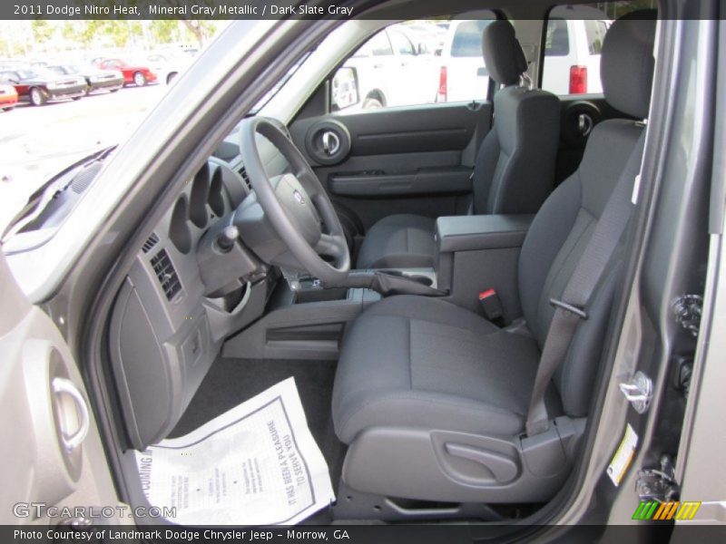 Mineral Gray Metallic / Dark Slate Gray 2011 Dodge Nitro Heat