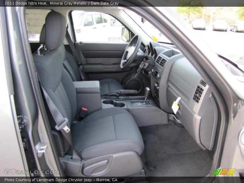 Mineral Gray Metallic / Dark Slate Gray 2011 Dodge Nitro Heat