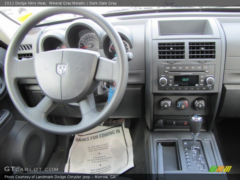 Mineral Gray Metallic / Dark Slate Gray 2011 Dodge Nitro Heat