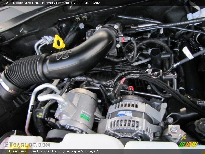Mineral Gray Metallic / Dark Slate Gray 2011 Dodge Nitro Heat