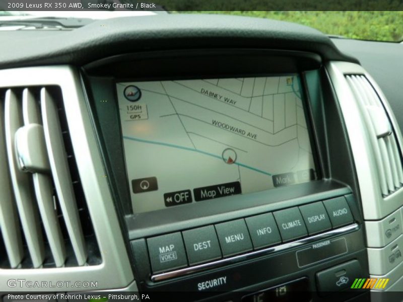 Smokey Granite / Black 2009 Lexus RX 350 AWD