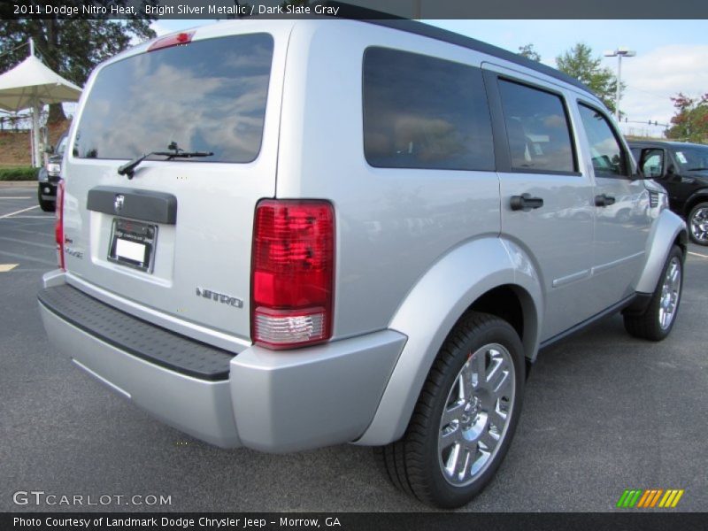 Bright Silver Metallic / Dark Slate Gray 2011 Dodge Nitro Heat