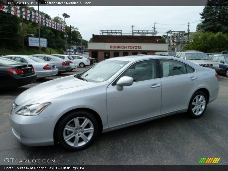 Tungsten Silver Metallic / Black 2007 Lexus ES 350