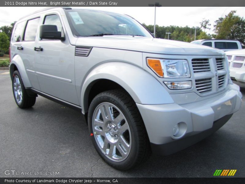 Bright Silver Metallic / Dark Slate Gray 2011 Dodge Nitro Heat