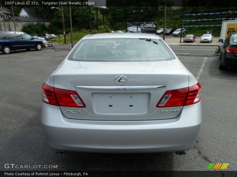Tungsten Silver Metallic / Black 2007 Lexus ES 350