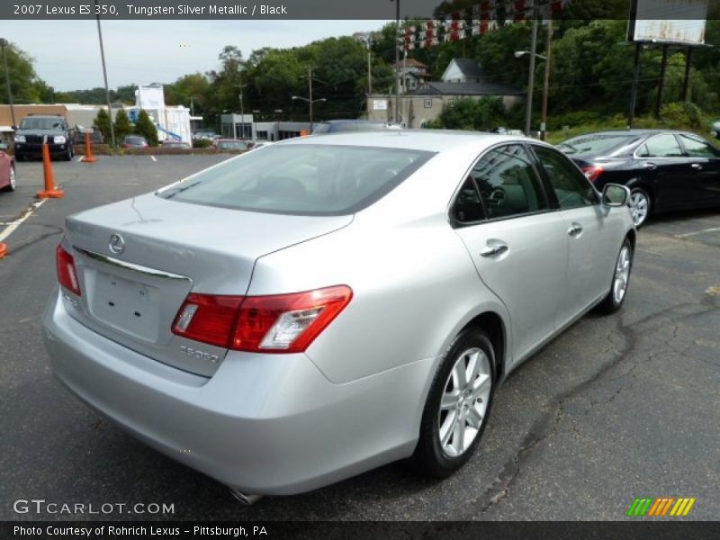 Tungsten Silver Metallic / Black 2007 Lexus ES 350