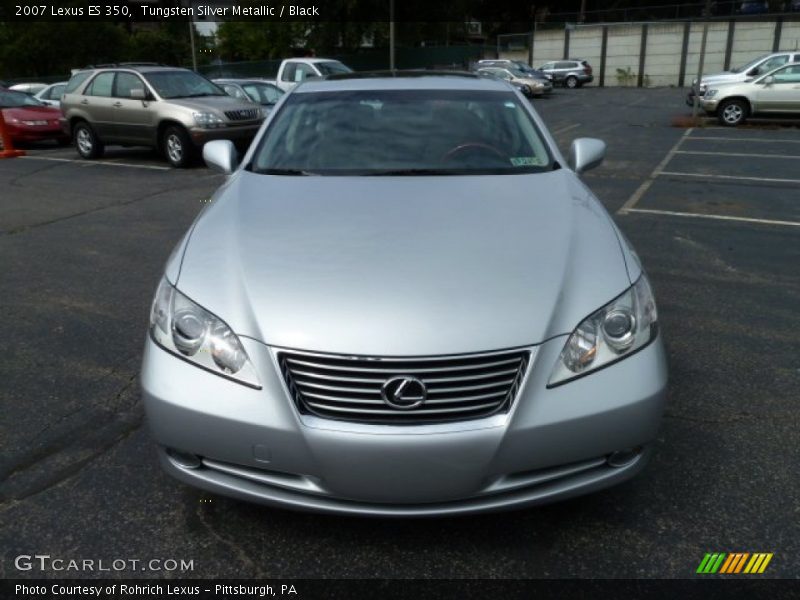Tungsten Silver Metallic / Black 2007 Lexus ES 350