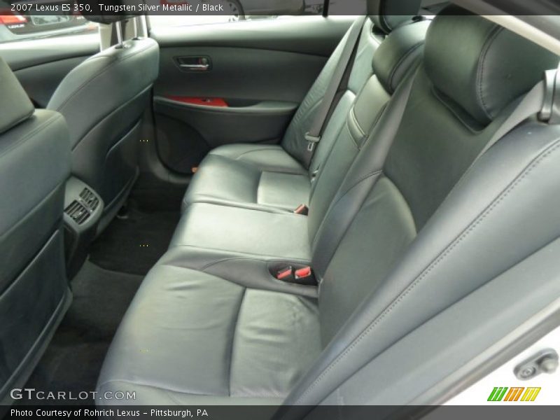 Tungsten Silver Metallic / Black 2007 Lexus ES 350