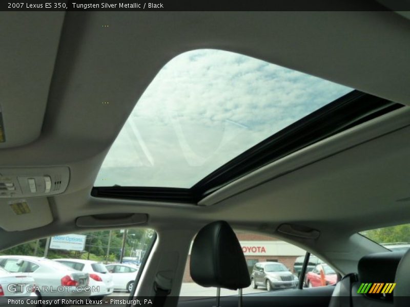 Tungsten Silver Metallic / Black 2007 Lexus ES 350