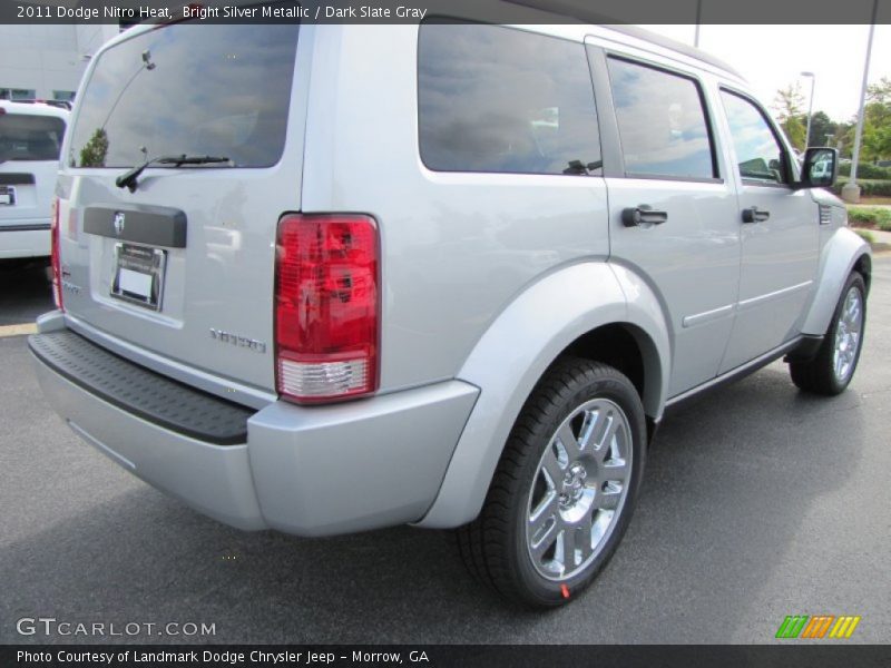 Bright Silver Metallic / Dark Slate Gray 2011 Dodge Nitro Heat