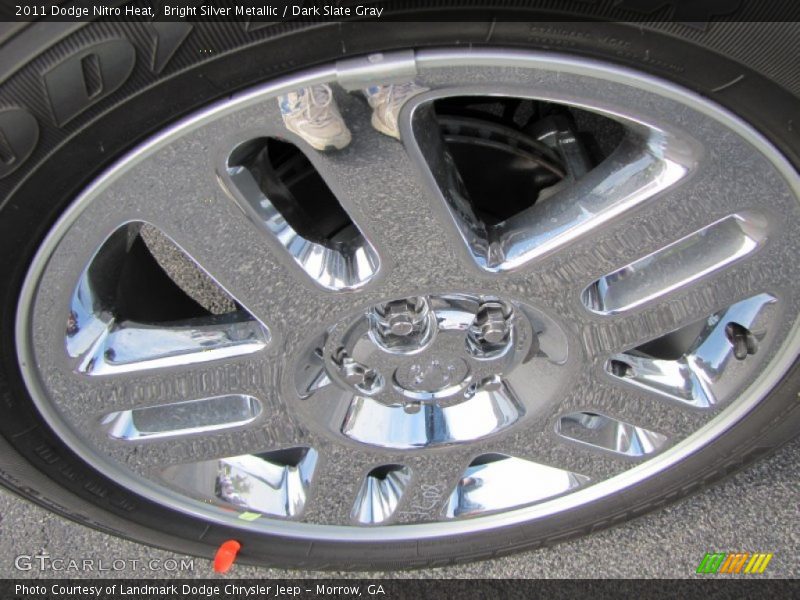 Bright Silver Metallic / Dark Slate Gray 2011 Dodge Nitro Heat