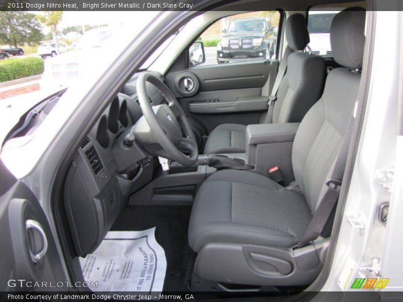 Bright Silver Metallic / Dark Slate Gray 2011 Dodge Nitro Heat