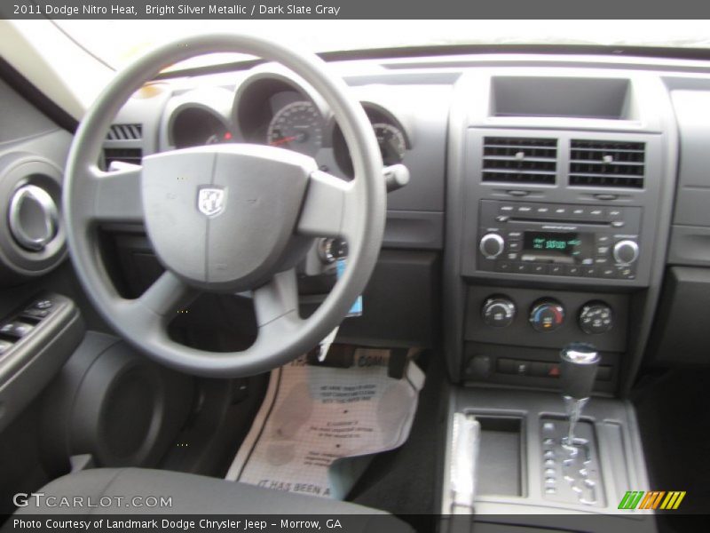 Bright Silver Metallic / Dark Slate Gray 2011 Dodge Nitro Heat