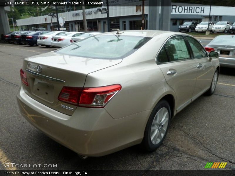 Satin Cashmere Metallic / Parchment 2011 Lexus ES 350