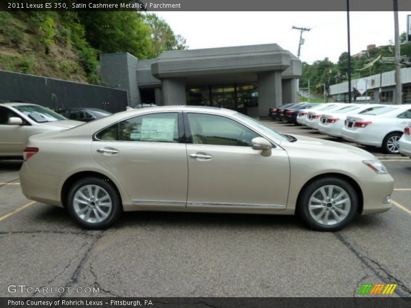 Satin Cashmere Metallic / Parchment 2011 Lexus ES 350