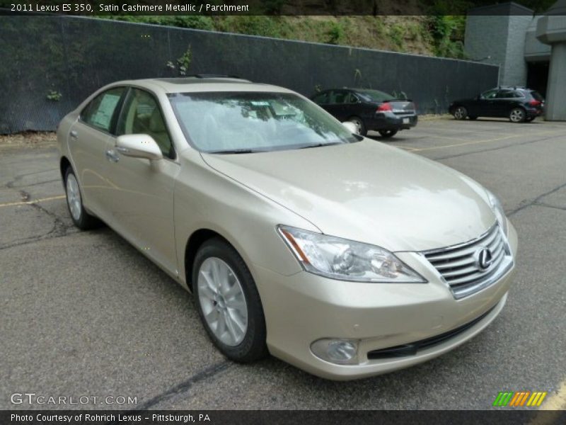 Satin Cashmere Metallic / Parchment 2011 Lexus ES 350