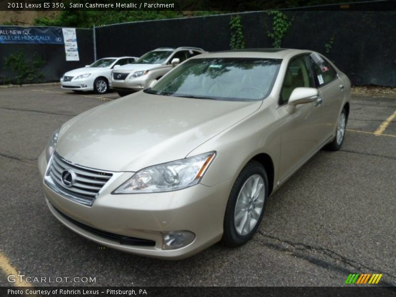 Satin Cashmere Metallic / Parchment 2011 Lexus ES 350
