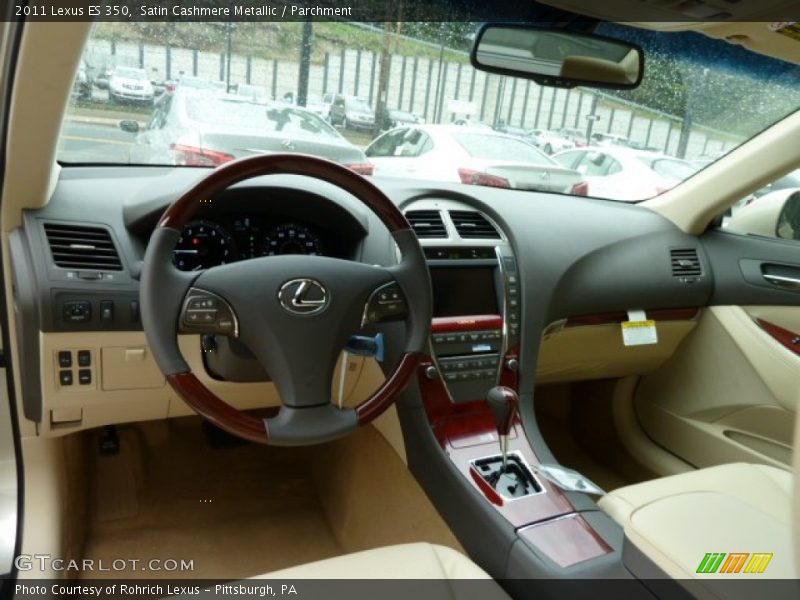 Satin Cashmere Metallic / Parchment 2011 Lexus ES 350