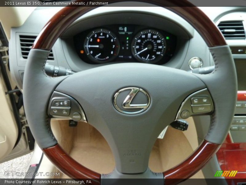 Satin Cashmere Metallic / Parchment 2011 Lexus ES 350