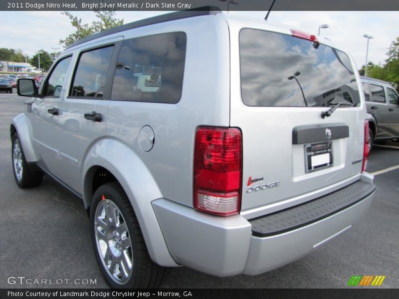 Bright Silver Metallic / Dark Slate Gray 2011 Dodge Nitro Heat
