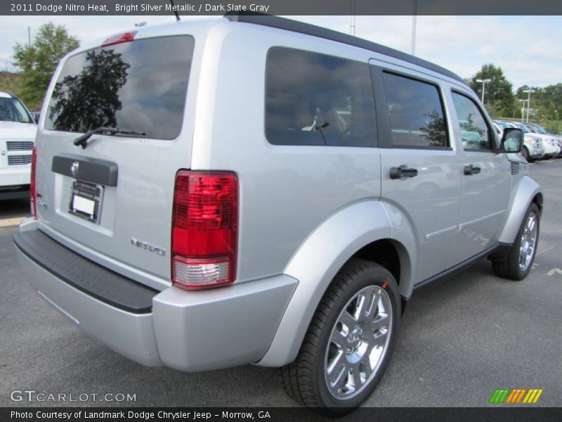 Bright Silver Metallic / Dark Slate Gray 2011 Dodge Nitro Heat