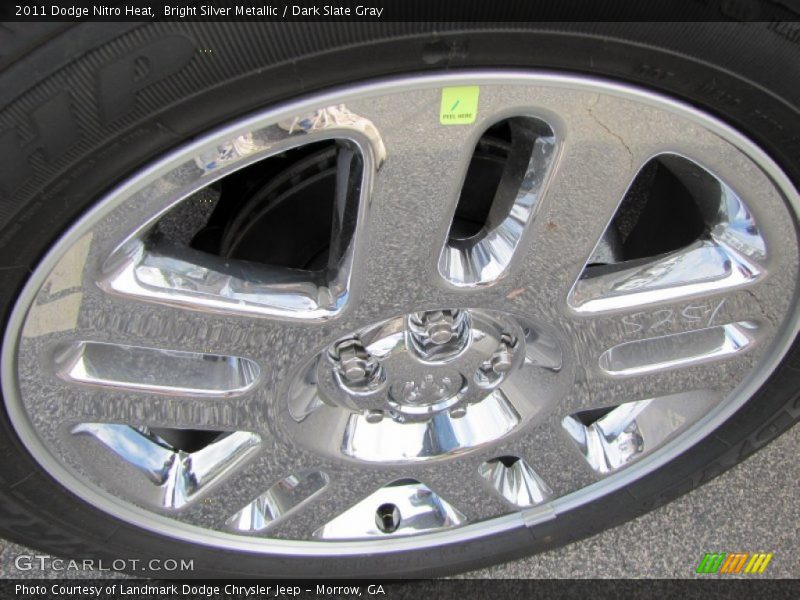 Bright Silver Metallic / Dark Slate Gray 2011 Dodge Nitro Heat