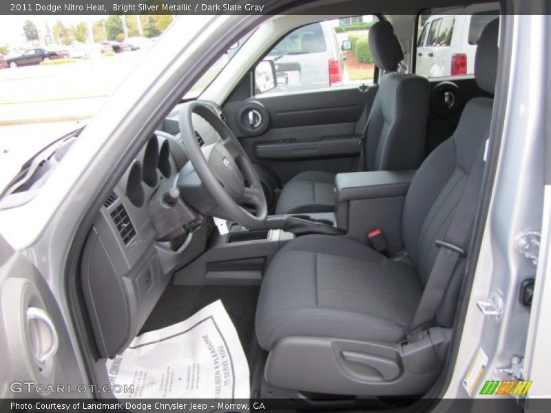 Bright Silver Metallic / Dark Slate Gray 2011 Dodge Nitro Heat
