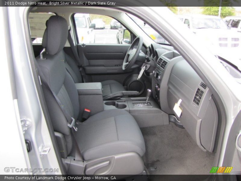 Bright Silver Metallic / Dark Slate Gray 2011 Dodge Nitro Heat