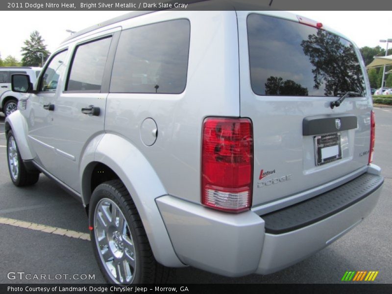 Bright Silver Metallic / Dark Slate Gray 2011 Dodge Nitro Heat