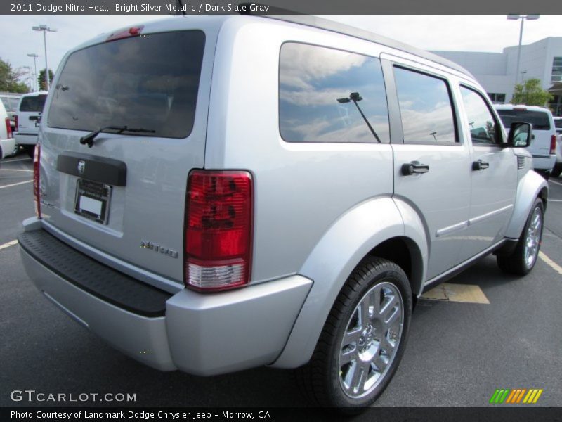 Bright Silver Metallic / Dark Slate Gray 2011 Dodge Nitro Heat