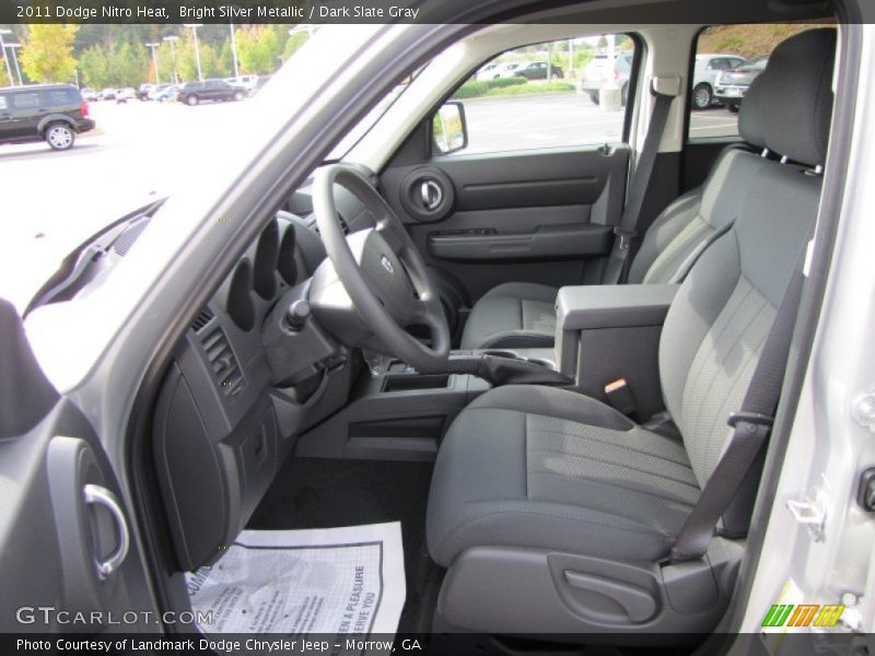 Bright Silver Metallic / Dark Slate Gray 2011 Dodge Nitro Heat