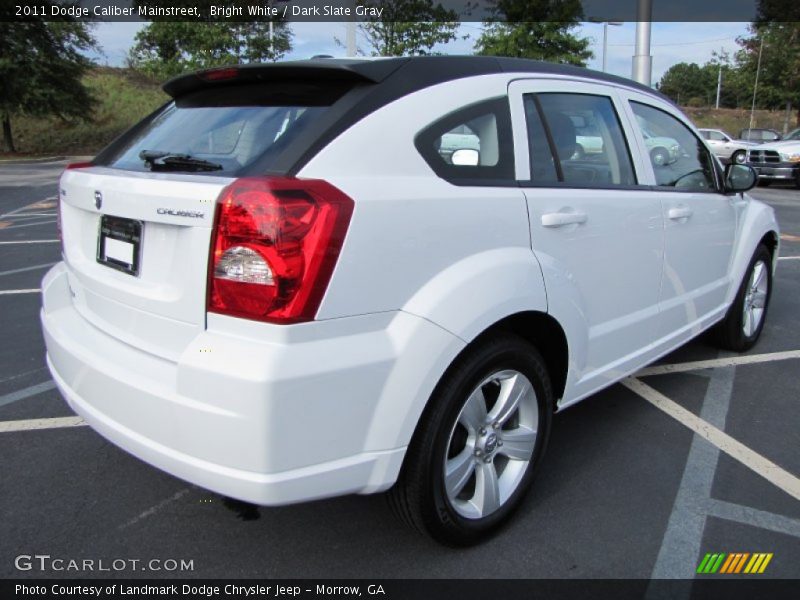 Bright White / Dark Slate Gray 2011 Dodge Caliber Mainstreet