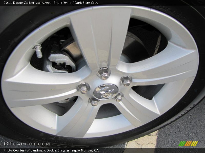Bright White / Dark Slate Gray 2011 Dodge Caliber Mainstreet