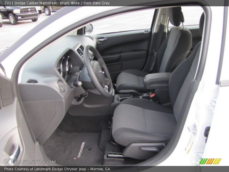 Bright White / Dark Slate Gray 2011 Dodge Caliber Mainstreet