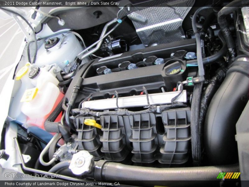 Bright White / Dark Slate Gray 2011 Dodge Caliber Mainstreet