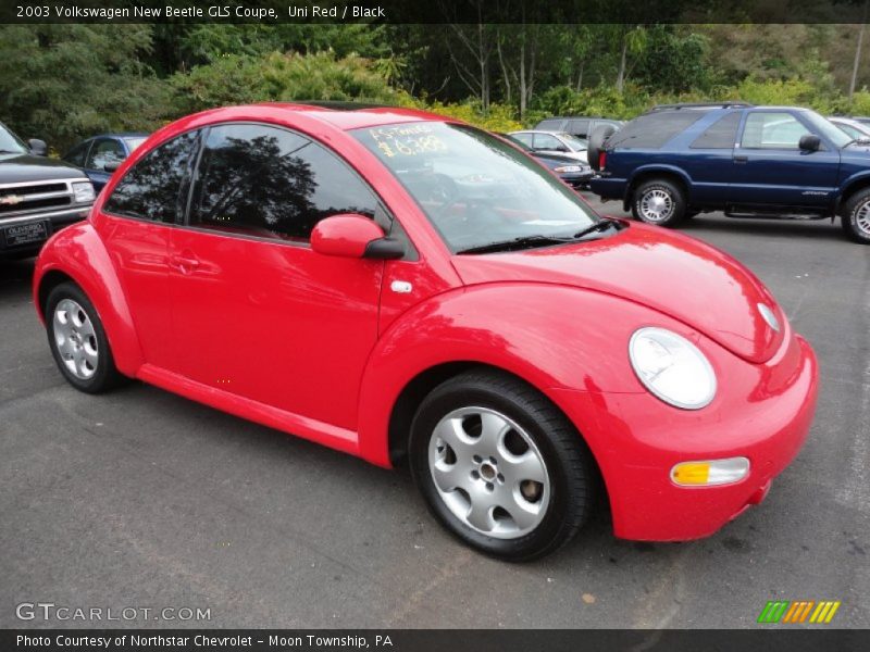 Uni Red / Black 2003 Volkswagen New Beetle GLS Coupe