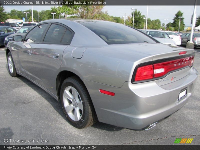 Billett Silver Metallic / Black/Light Frost Beige 2011 Dodge Charger SE