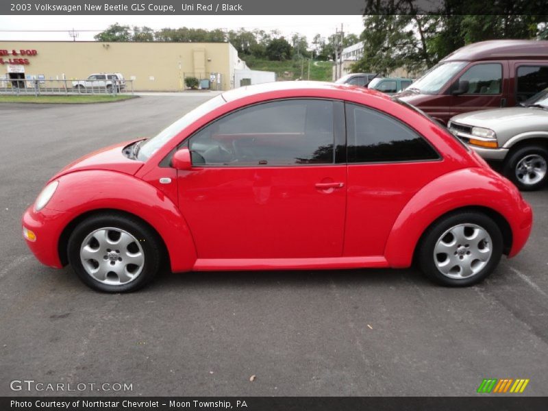 Uni Red / Black 2003 Volkswagen New Beetle GLS Coupe