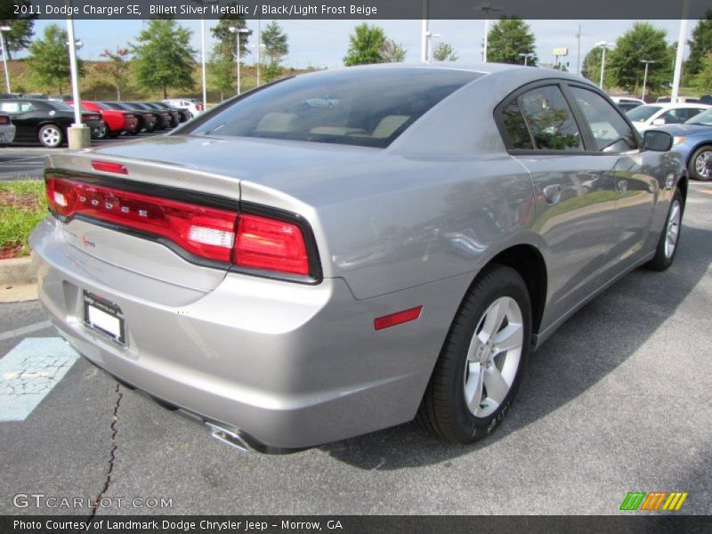 Billett Silver Metallic / Black/Light Frost Beige 2011 Dodge Charger SE