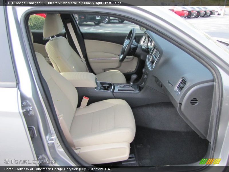 Billett Silver Metallic / Black/Light Frost Beige 2011 Dodge Charger SE